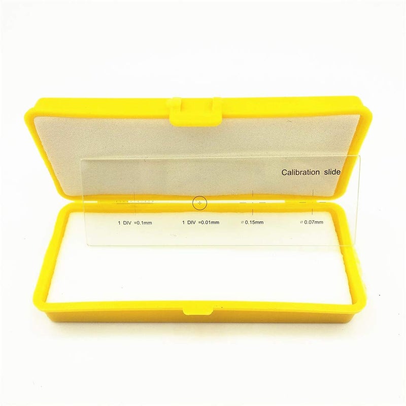 WintopScope Microscope Stage Micrometer Calibration Slide with 4-Scales and 0.01mm Multifunctional Reticle Calibrating Ruler - Image 4